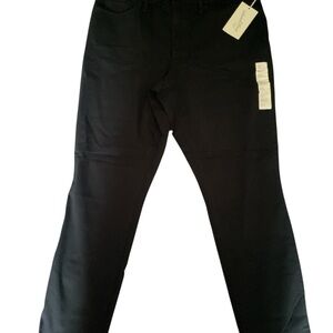 Black Straight-Leg Pants